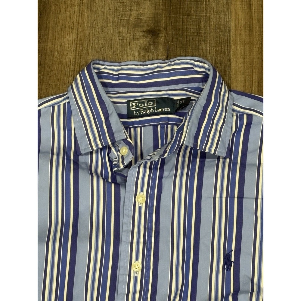 Polo Ralph Lauren Long Sleeve Button Down Men's Size XL Striped Shirt